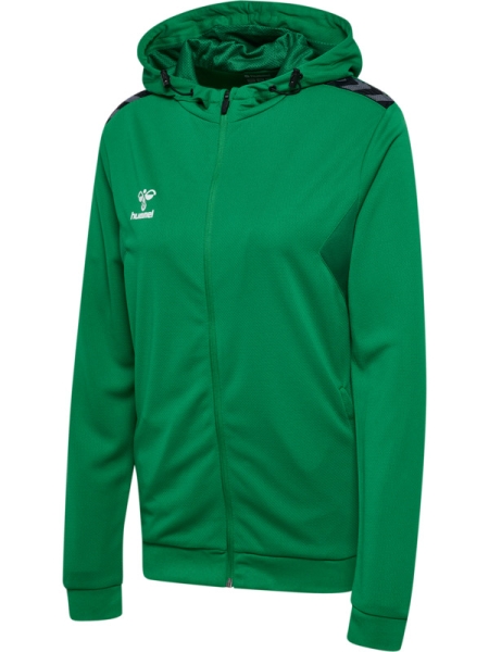 Damen Hummel Authentic Zip Hoodie - Jelly bean